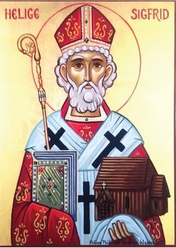 Ikon av helige Sigfrid av Växjö